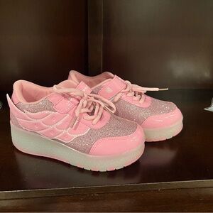 AIMAGEN SPORT pink roller skate shoes for girls /size 34
